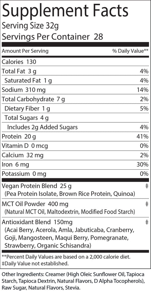 2lb Vegan Protein Vanilla