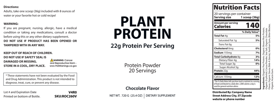 2lb Vegan Protein Chocolate