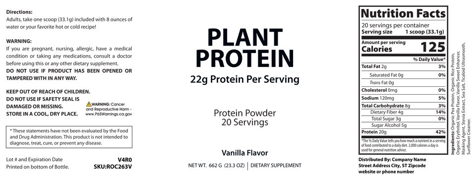 2lb Vegan Protein Vanilla