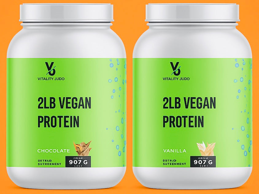 Vegan Protein Bundle – Chocolate + Vanilla (70 Servings Each)